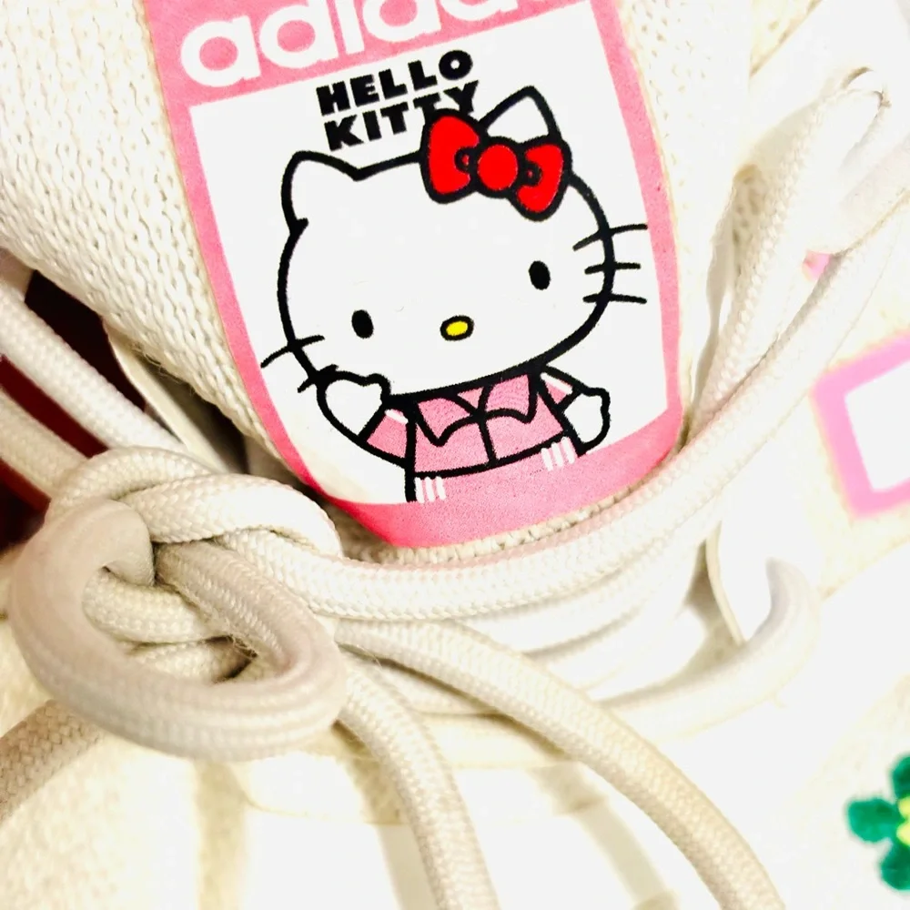 Adidas Hello Kitty Pink and White Sneakers - Picture 8 of 11